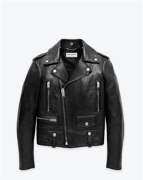 ysl jacket leather|yves saint laurent leather jacket.